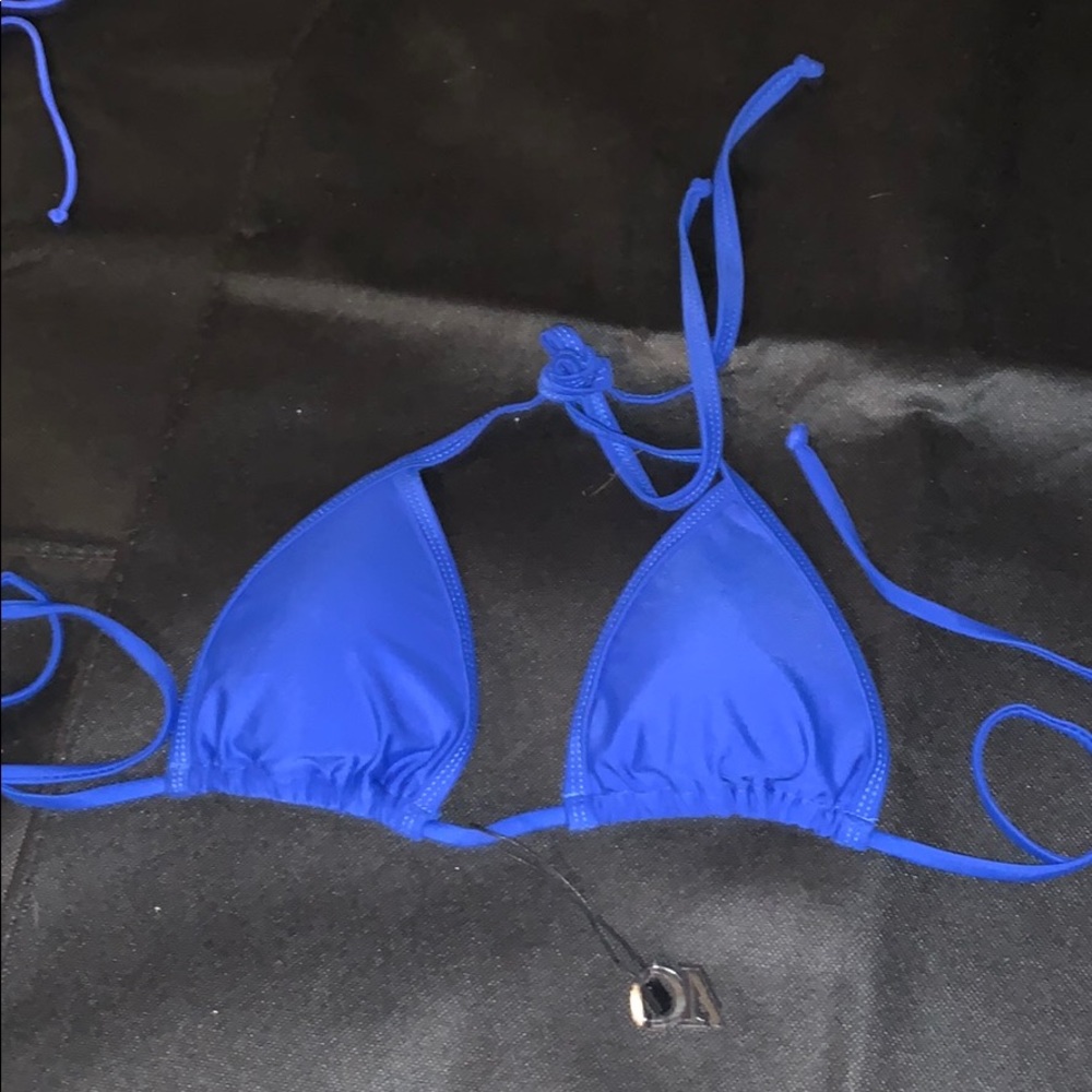 OMG SWIMWEAR ROYAL BLUE BIKINI TOP SMALL